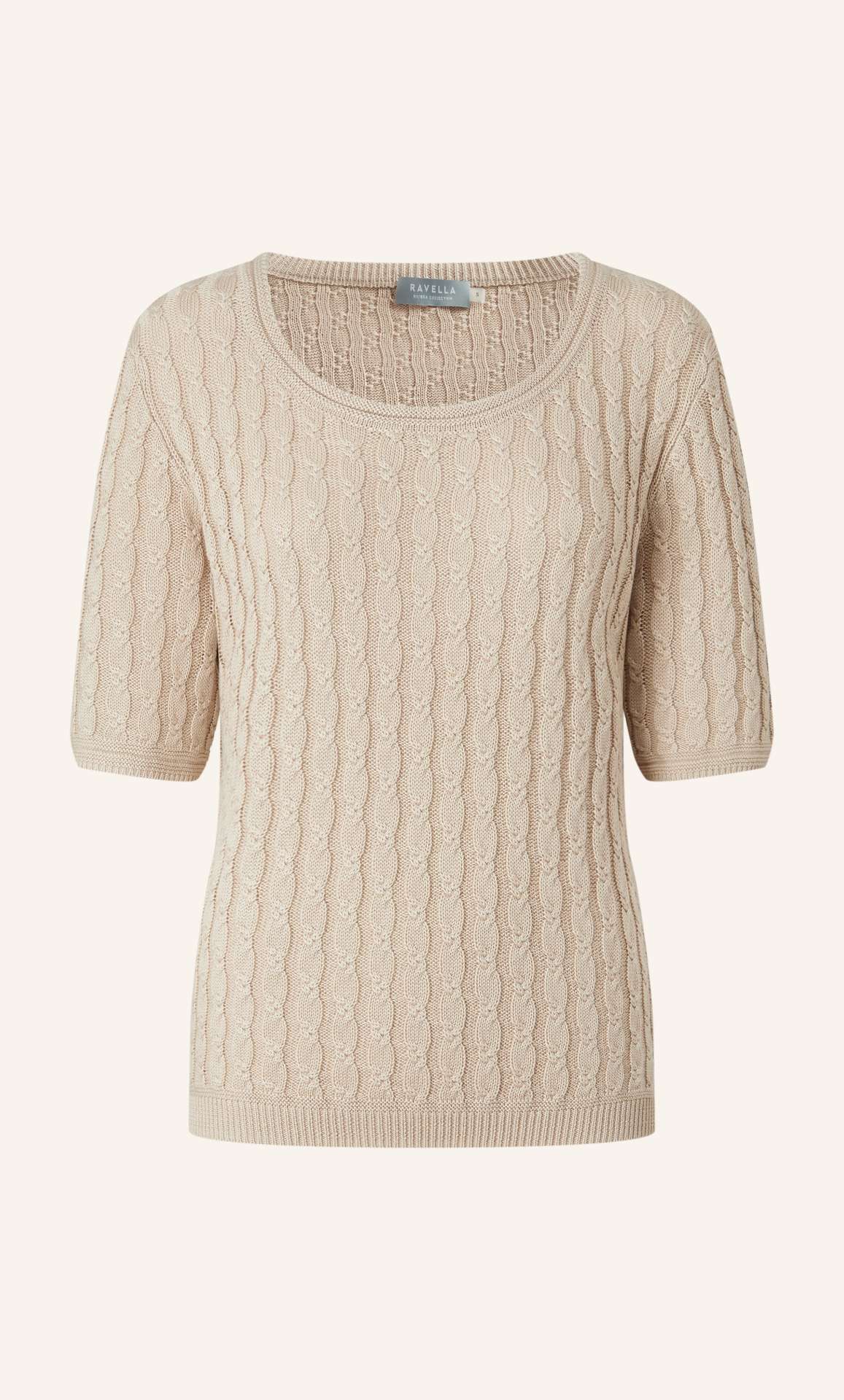 Cassandra Cable Sweater - Silk & Cashmere